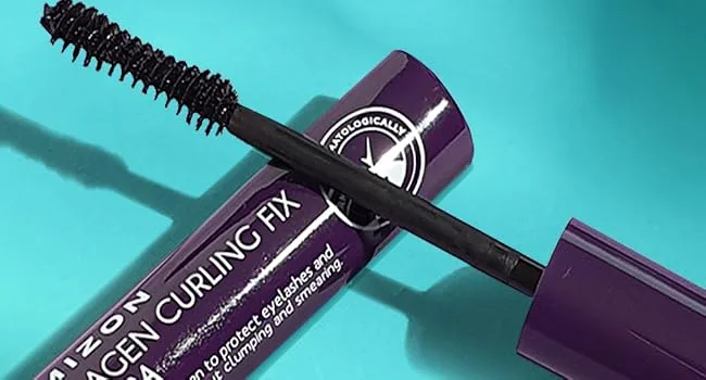 MIZON Collagen Curling Fix Mascara  long lasting mascara  no smudges  volume mascara  collagen mascara (6ml tube) - Mascara brush