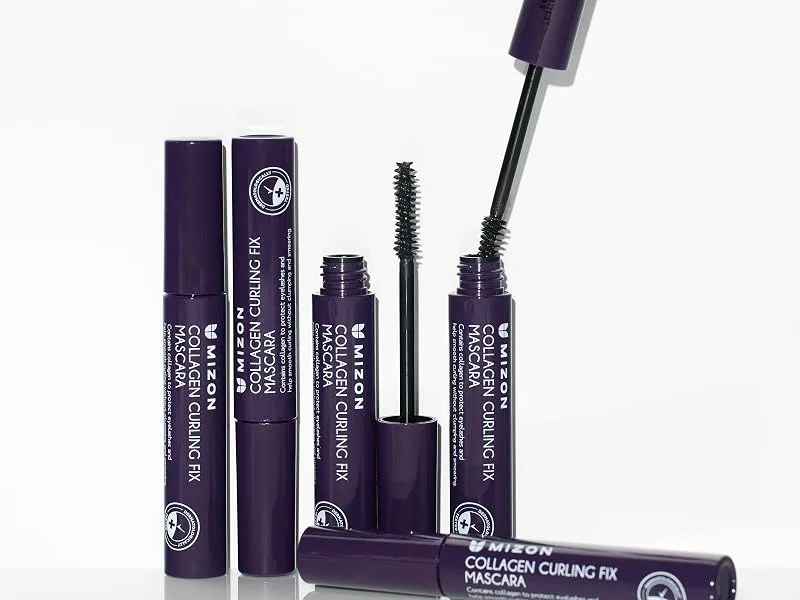 MIZON Collagen Curling Fix Mascara  long lasting mascara  no smudges  volume mascara  collagen mascara (6ml tube) - mascara collagen