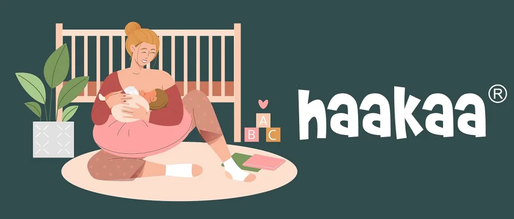 haakaa Silicone Teether Combo -Baby Freezer Teething Toy - Soft Cold Teether - Soothe Teething Pain & Itching Gum -Perfect Size-Palm & Ferris Wheel Shape for 3M+ Babies BPA Free - 2 pk - haakaa