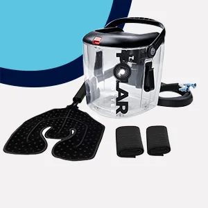 Cold Water Therapy System Kit by Polar Vortex - Ice Circulation Machine with 3-Strap Knee/Elbow/Shoulder Wrap and 4 Cold Cubes - Cold Water Therapy Kit - description