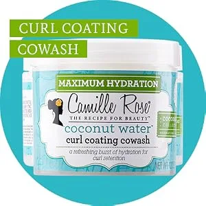 Camille Rose Coconut Water Curl Coating Cowash  12 fl oz - Curl Coating Cowash