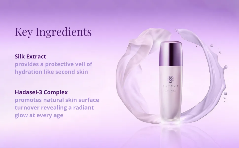 Tatcha Liquid Silk Canvas | Weightless Oil-Free Liquid Silk Face Primer  30 ml | 1 oz - tatcha the liquid silk canvas