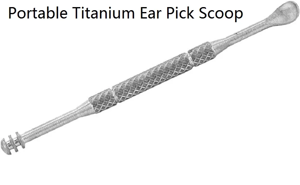 Ear Scoop Mini Portable Titanium Spiral Ear Pick Scoop Cleaner Tool Earpick Ear Wax Removal Accessory - product information 19