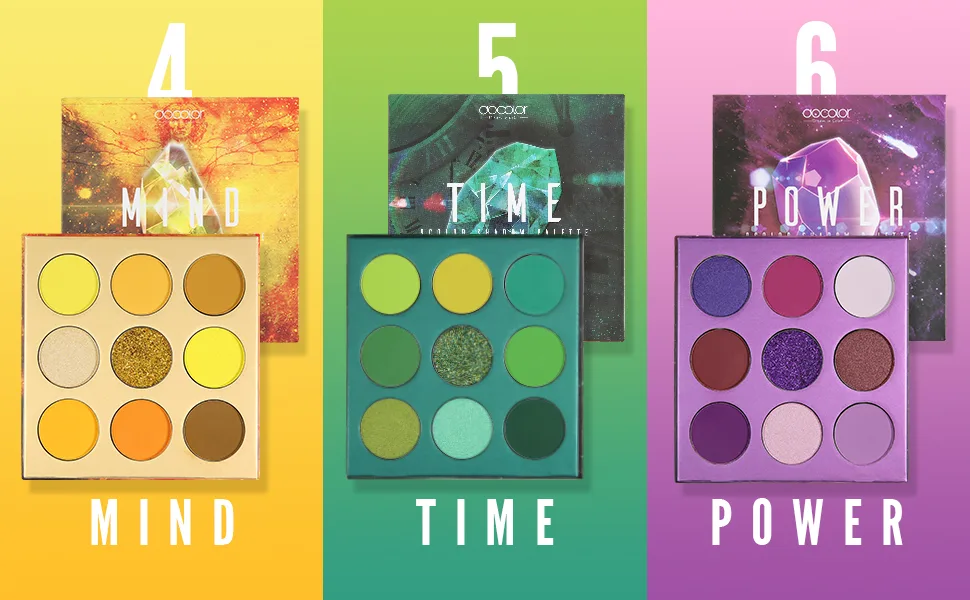 Docolor Eyeshadow Palette  Gemstone 54 Colors Makeup Palette Eye Shadow Matte Glitter Professional Makeup Eye Shadow Powder Long Lasting Waterproof Cosmetic Eyeshadow Palette - Eyeshadow Palette