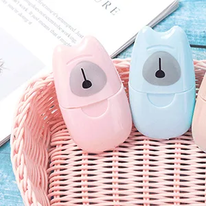 6 Boxes (300 Sheets) Portable Disposable Soap Sheets  Mini Paper Soap Sheets Portable Hand Washing Travel Hiking Washing Hand Bath Toiletry Bathing Soap - product information 25
