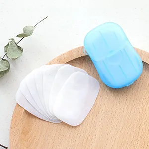 6 Boxes (300 Sheets) Portable Disposable Soap Sheets  Mini Paper Soap Sheets Portable Hand Washing Travel Hiking Washing Hand Bath Toiletry Bathing Soap - product information 28