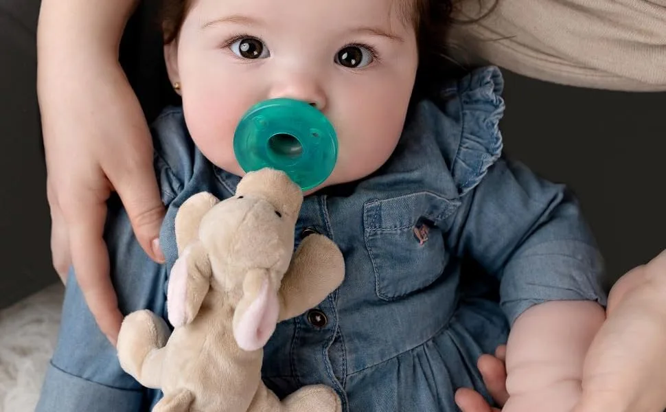 WubbaNub Infant Pacifier - Bunbun Bunny - polybag