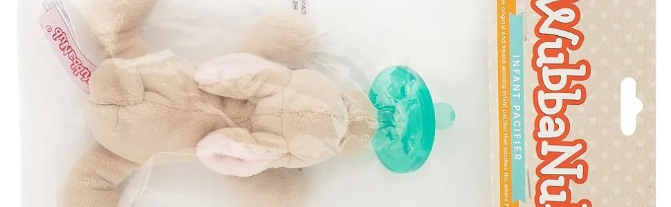 WubbaNub Infant Pacifier - Bunbun Bunny - polybag