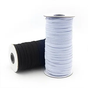 200 Yards Length 1/4 Inch Width Braided Elastic Band White Elastic String Cord Heavy Stretch High Elasticity Knit Elastic Band for Sewing Craft DIY  Mask White 1/4 Inch - Strong stretchability