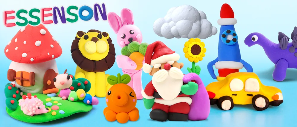Modeling Clay Kit - 36 Colors Air Dry Magic Clay  Soft & Ultra Light DIY Molding Clay with Sculpting Tools  Animal Decoration Accessories  Kids Art Crafts Best Gift for Boys & Girls Age 3-12 Year Old - product information 1