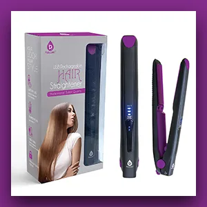 Pursonic USB Rechargeable Portable Hair Straightener Mini Cordless Flat Iron Professional Salon Quality - product information 2