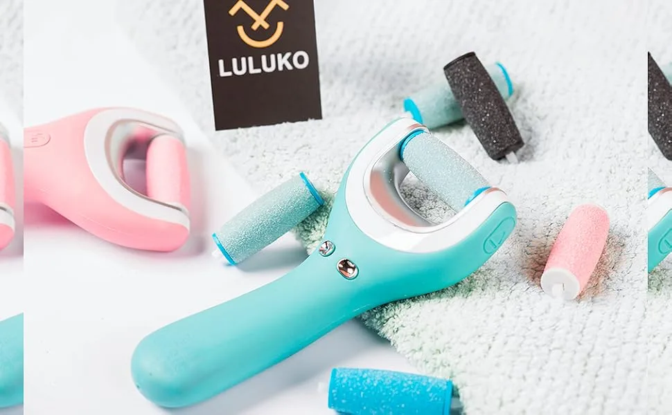 LULUKO12PCs Replacement Rollers Compatible with Amope Pedi Perfect Wet&Dry Footfile (6Extra 6Regular(Blue)) - Amope Replacement Rollers