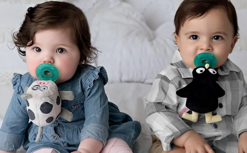 WubbaNub Infant Pacifier - DADA Moo Cow by Jimmy Fallon - cover photo