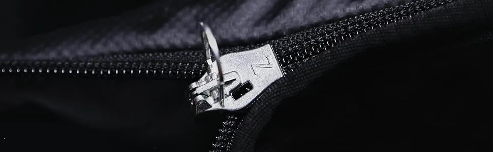ZlideOn Zipper Pull Replacement - Black  Normal (L) - 5B - Instant Zipper Replacement Slider for Plastic Zippers Normal Plastic (L) Black - Silver Zipper