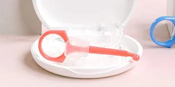 PUL 2 in 1 Chewies & Clear Aligner Removal Tool Combo by The Pultool | Compatible with Invisalign Removable Braces & Trays  Aligners  Retainers  & Dentures | Hygienic  Durable  Compact (Pink + Blue) - aligner chewies case holder tool kit key hook retainer dentures pultool pul tool system combo
