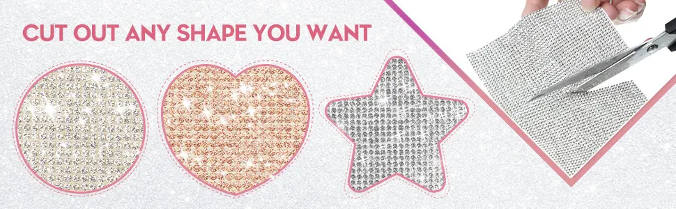 12000 Pieces Bling Bling Rhinestone Sheet Rhinestones Sticker DIY Car Decoration Sticker Self Adhesive Glitter Rhinestones Crystal Gem Stickers for Car Decoration  9.4 x 7.9 Inch (Clear) White - product information 3