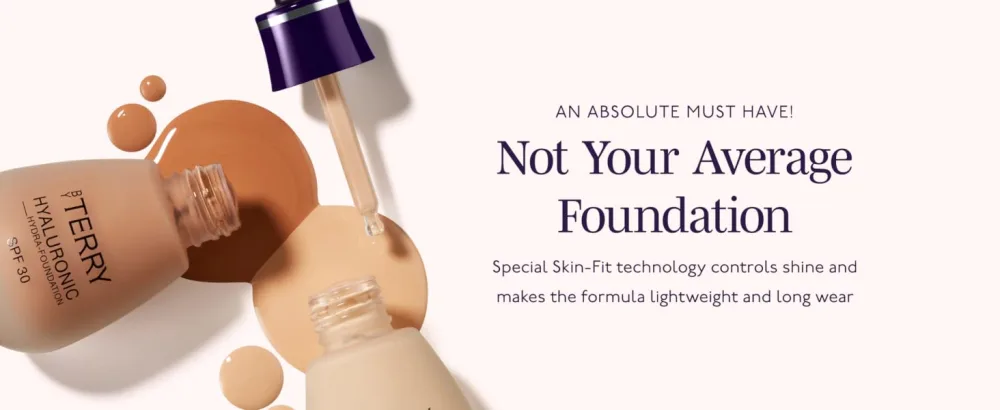 By Terry Hyaluronic Hydra-Foundation | SPF Liquid Foundation Makeup | Buildable Coverage | SPF 30 | Vegan | 30ml (1 fl oz) 300W Medium Fair - UNIQUE FORMULA