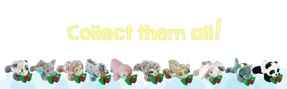 RAZBABY Razbuddy Razberry Teether/Pacifier Holder w/Removable Baby Teether Toy - 0M+ - Bpa Free - Bunny - Collect them all