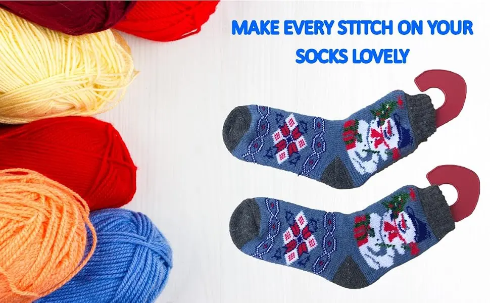 Red Suricata Adjustable Size Sock Blockers - Pair of Socking Stretchers for Knitting & Crochet Socks 1 - no more hard work