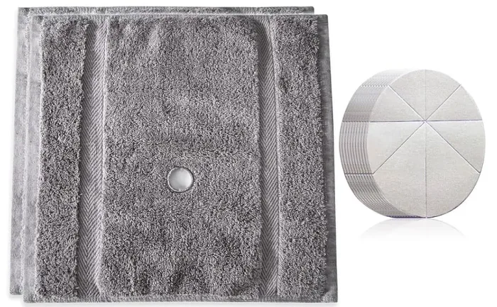 2 Ear Candling Treatment Towels with 10 Ear Candling Protective Discs. Please Note  Ear Candles not Included! - ear canding