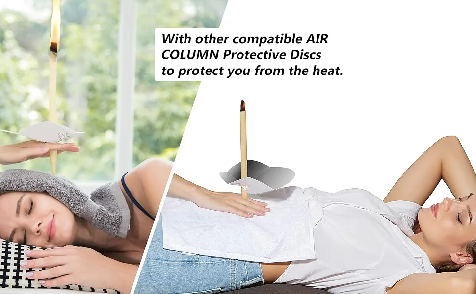 Ear Candling Treatment Towel  Gray. Please Note  Ear Candles not Included - ear canding candles Protective Discs