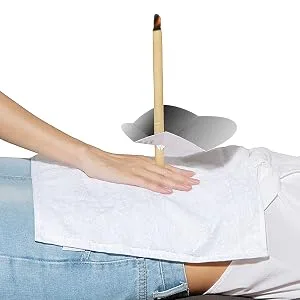 4 Ear Candling Treatment Towels with 20 pcs Ear Candling Protective Discs. Please Note  Ear Candles not Included - ear canding