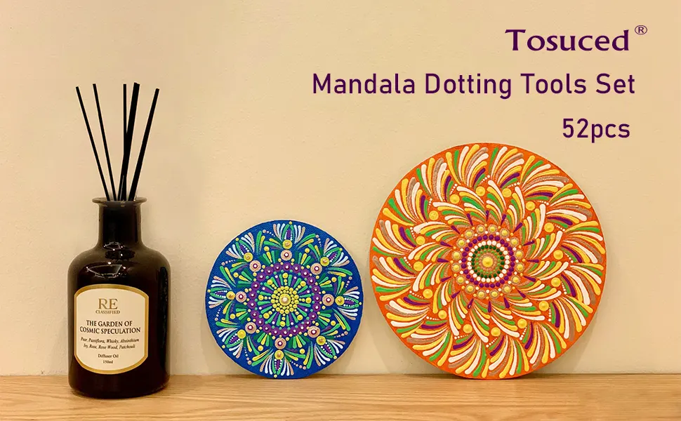 53PCS Mandala Dotting Tools Set for Painting Rocks Mandella Art and Drafting Art Supplies - dotting tools