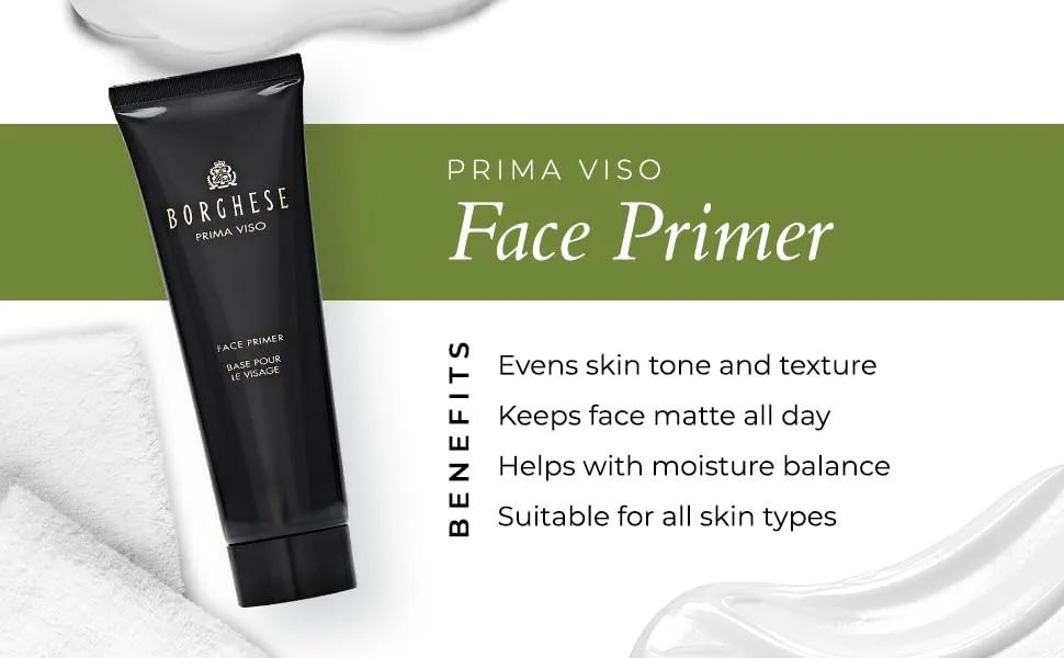 Borghese Prima Viso Face Primer - Makeup Primer For Face - 1.7 FL Oz - Face Primer
