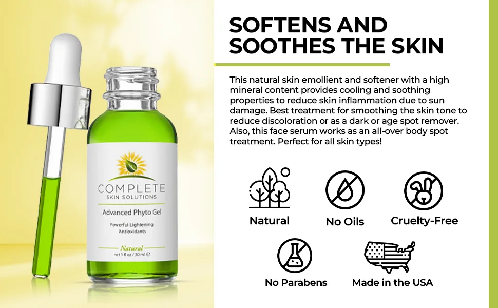 Complete Skin Solutions Advanced Phyto Gel Serum 1 oz - Complete Skin Solutions Advanced Phyto Gel Serum