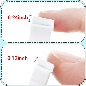 8 Sheets Foam Dots Squares 3D Pop Foam Squares Dual-Adhesive Foam Mount for Halloween Christmas Scrapbook DIY Crafts Office Supplies  2 Sizes - product information 3