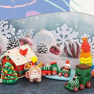 QMay Air Dry Clay-Modeling Clay Kit with Sculpting Tools  Great Gift for Kids  50 Colors  1.65lbs Green Box - Imagination and Creativity