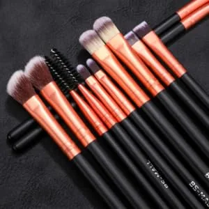 BS-MALL Eye Makeup Brushes 50 pcs Eyeshadow Makeup Brushes Set Soft Synthetic Hairs Wood Handle for Eyeshadow  Eyebrow  Eyeliner  Blending & Concealer - product information 28