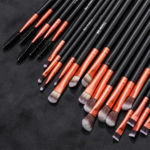 BS-MALL Eye Makeup Brushes 50 pcs Eyeshadow Makeup Brushes Set Soft Synthetic Hairs Wood Handle for Eyeshadow  Eyebrow  Eyeliner  Blending & Concealer - product information 29