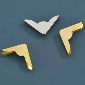150PCS Book Corner Protector Metal Corner Cover for Scrapbook Album Menu Folder Include 50PCS Silver 50PCS Gold and 50PCS Bronze - product information 10