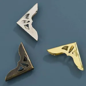 150PCS Book Corner Protector Metal Corner Cover for Scrapbook Album Menu Folder Include 50PCS Silver 50PCS Gold and 50PCS Bronze - product information 9