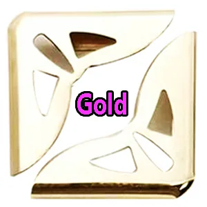 150PCS Book Corner Protector Metal Corner Cover for Scrapbook Album Menu Folder Include 50PCS Silver 50PCS Gold and 50PCS Bronze - yanse3