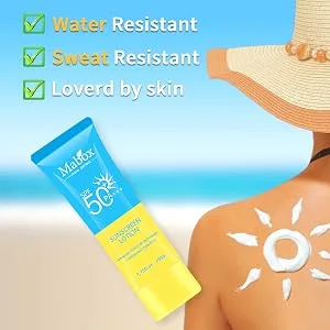 Mabox Skin Dry Touch Sunscreen Broad Spectrum SPF 50  Oil Free Face Sunscreen  Non-Greasy Sunscreen Lotion - kids sunscreen sunscreen face stick face sunscreen sunscreen kids sunscreen stick