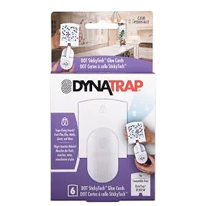 DynaTrap 23005-06 DOT StickyTech Replacement Glue Cards - Cloud - StickyTech Glue Cards for Indoor Discreet Insect Trap