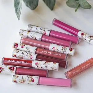 Beauty Concepts Lip Gloss Collection- 10 Piece Lip Gloss Set in Nude Colors Neutral (10 Pieces) - COLORS