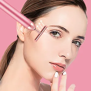 Face Massager Kit 3D Face Roller Massager T Shape Facial Massager Set Electric Skin Massager Tool - eyemassag