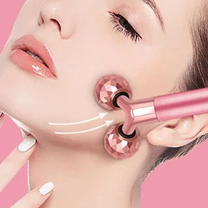 Face Massager Kit 3D Face Roller Massager T Shape Facial Massager Set Electric Skin Massager Tool - facemassage