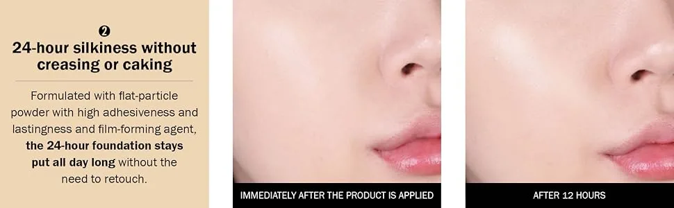 ESPOIR Pro Tailor Foundation Be Silk SPF34 PA++ 30ml 6 Buff | Long Lasting Silky-Smooth Makeup with Excellent Cover | Korean Skincare - BE GLOW FOUNDATION 30ML4