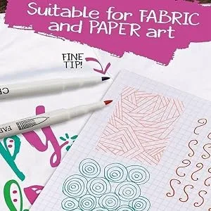NOTIONSLAND 5 Color Fabric Marking Pens Multi-color Water Soluble Erasable Pen Sewing Marking & Tracing Tools for DIY/Party - hand diy