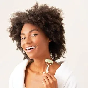 Jade Facial Roller - Plum Beauty Jade Quartz Facial Roller