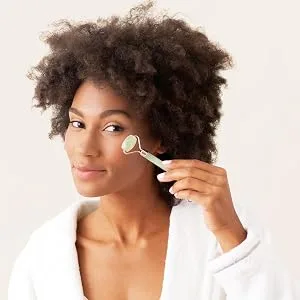 Jade Facial Roller - Plum Beauty Jade Quartz Facial Roller