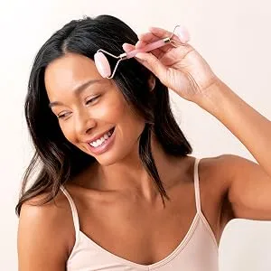 Jade Facial Roller - Plum Beauty Rose Quartz Facial Roller
