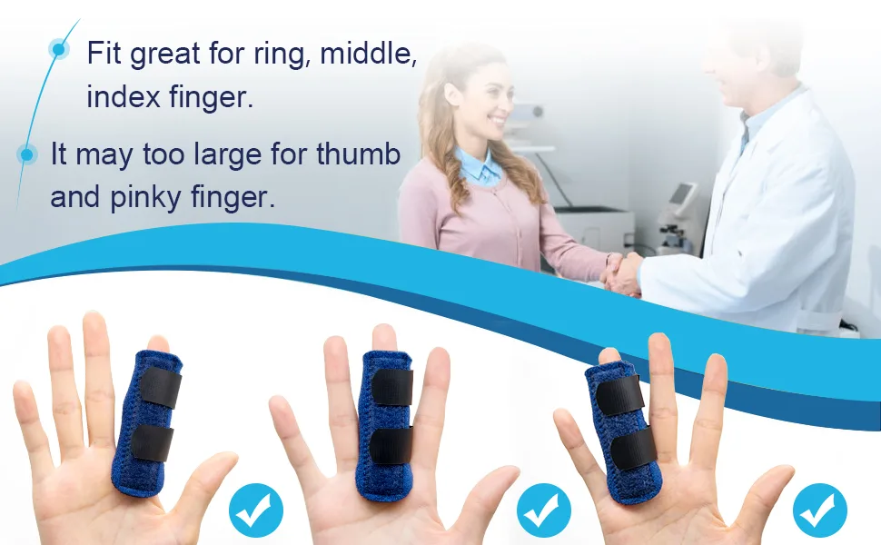 Bukihome 1 PC Finger Splint  Trigger Finger Splints  Mallet Finger Brace  Finger Support and Straightener for Index  Middle  Ring Finger - Tendon Release and Pain Relief - product information 9