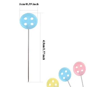 200 PCS Flat Head Pins  Straight Pins  Sewing Pins for Fabric  Button Colored Heads Quilting Pins  Boxed for Sewing DIY (Assorted Colors)  Mixed - sewing pins for fabric alfileres de costura flat head pins alfileres de costura flat head sewing pin
