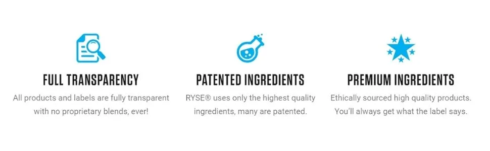 Ryse Project Blackout Pre Workout | Pump  Energy  and Strength | with Caffeine  Vitacholine  Nitrates  and Theobromine | 25 Servings (Mango Extreme) Mango Xtreme - RYSE Ingredient Quality