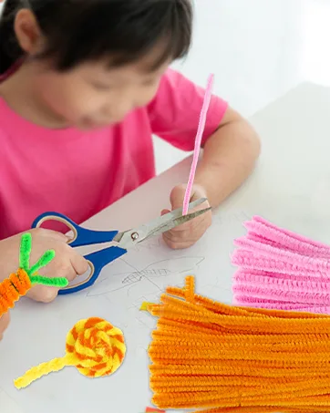 Loom Needle  Loom Hook Set  Colorful Knitting Loom Hook  Large-Eye Sewing Needles  Knitting Stitch Markers  Yarn Stitch Holders - Pipe Cleaner